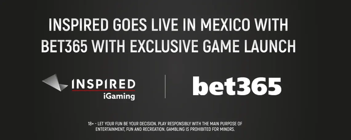 Inspired Entertainment and Bet365 Expand Partnership into Mexico with Exciting New Slot Game Launch